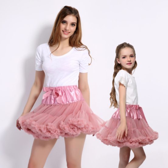 Ballerina Pettiskirt Layer Fluffy Children Ballet Skirts For Party Dance Princess Girl Tulle Miniskirt New Baby Girls Tutu Skirt