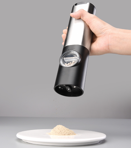 Electric Grinder/Gravity Sensing Pepper Grinder Grinding Salt and Pepper Pepper Seasoning Bottle Electric Grinder