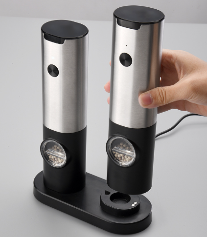 Electric Grinder/Gravity Sensing Pepper Grinder Grinding Salt and Pepper Pepper Seasoning Bottle Electric Grinder