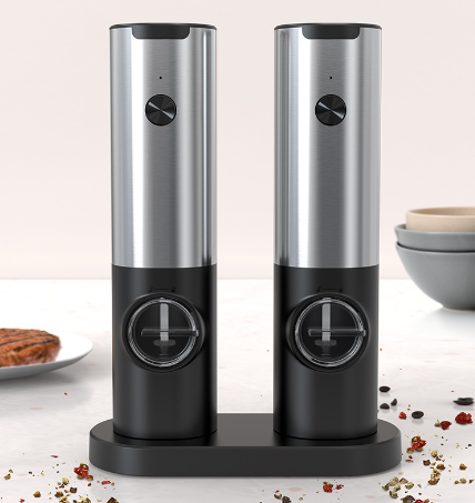 Electric Grinder/Gravity Sensing Pepper Grinder Grinding Salt and Pepper Pepper Seasoning Bottle Electric Grinder