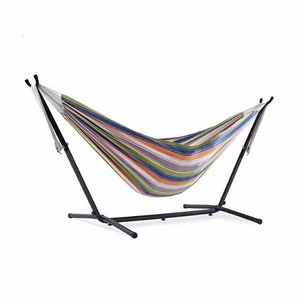 Double Hammock  Stand  with hammock folding hammock stand