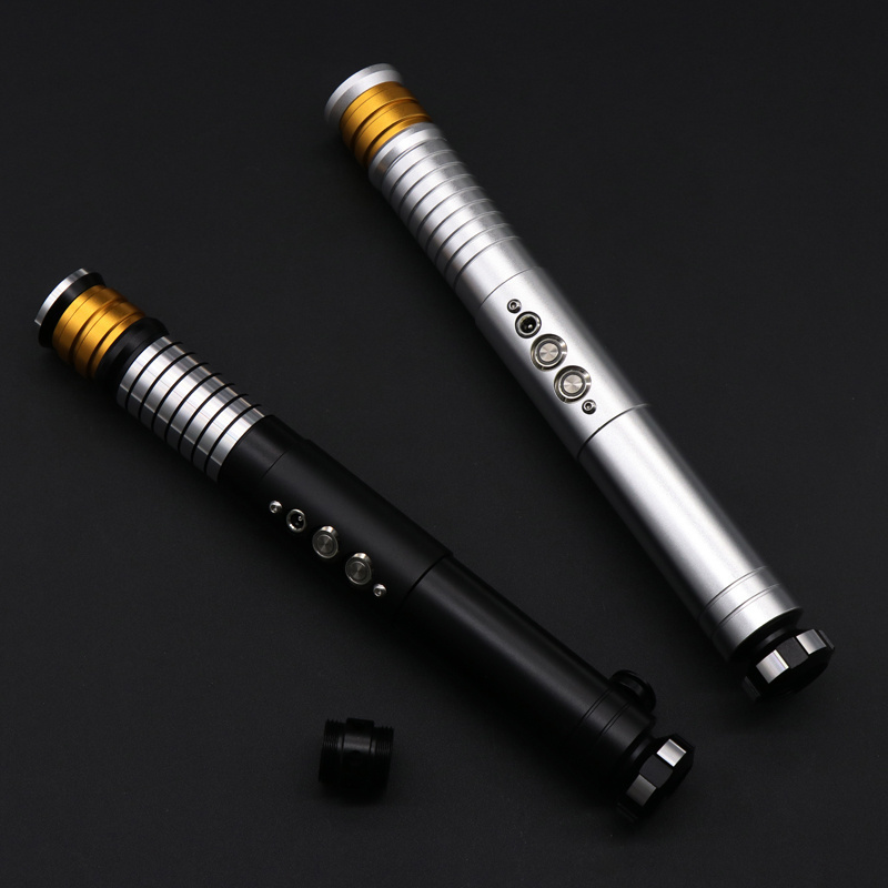 Yanqingsaber metal led toys gift RGB custom lightsaber color changing with smooth swing Lock up Blaster multiple Multiple Sounds