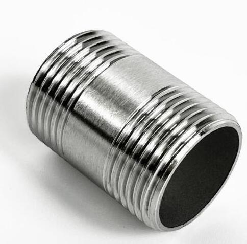 Stainless steel NPT/BSPP/BSPT/DIN all thread connector polish surface full & half merchant coupling fitting