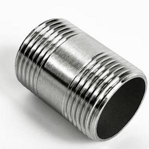 Stainless steel NPT/BSPP/BSPT/DIN all thread connector polish surface full & half merchant coupling fitting