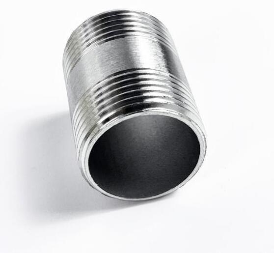 Stainless steel NPT/BSPP/BSPT/DIN all thread connector polish surface full & half merchant coupling fitting