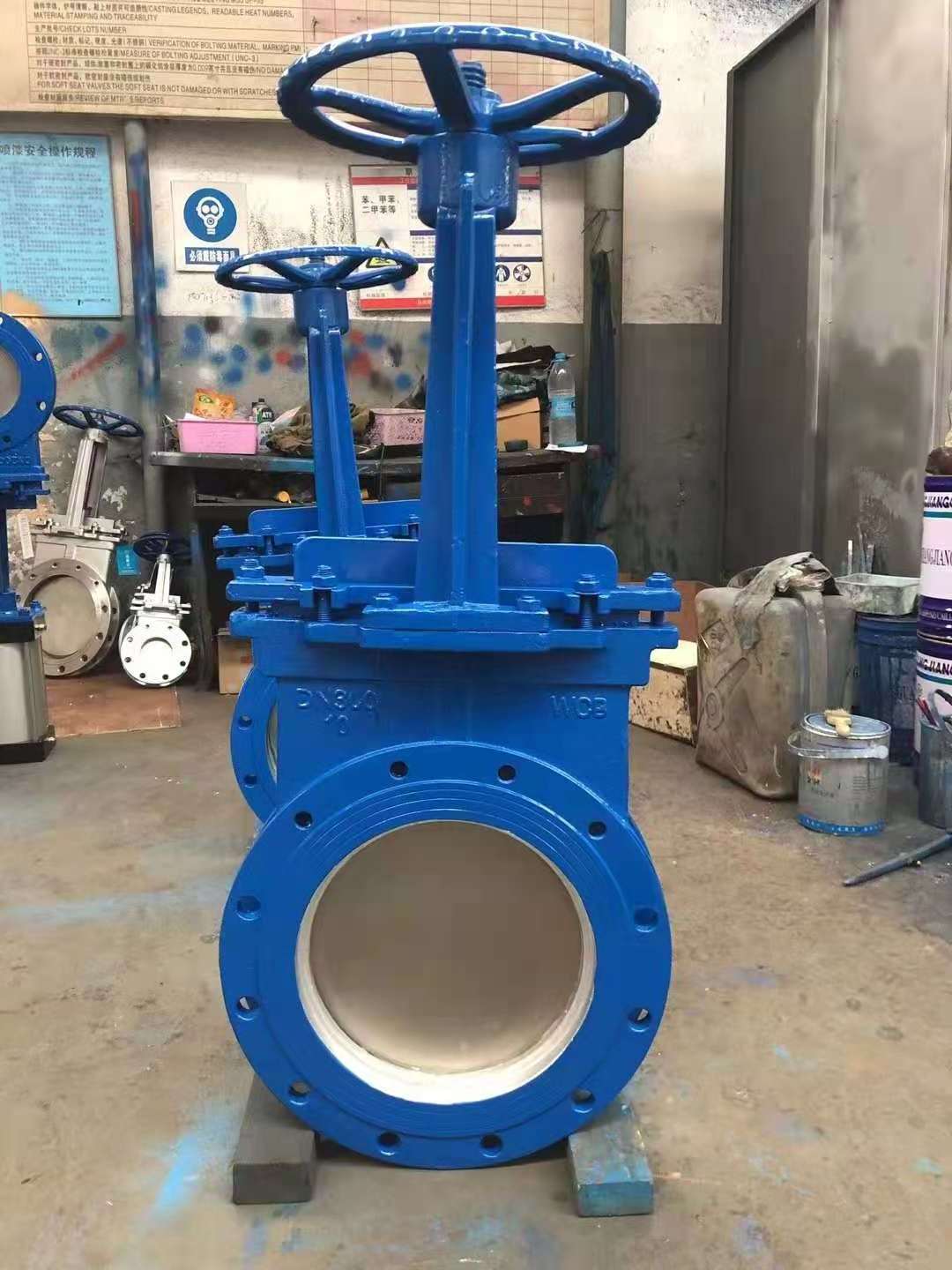 Unidirectional Seal Light Seat Replaceable knife gate valve and manual slide gate valve pneumatic  Knife Gate Valve