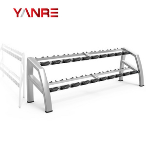 wholesale new design exercise functional trainer machine commercial gym fitness equipment10 pairs dumbbell rack