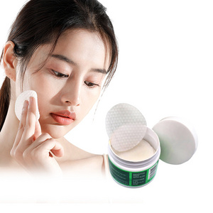 Private Label Facial Moisturizing Anti Acne Salicylic Acid Cotton Pads Face Exfoliating Glycolic Acid Toner Pads