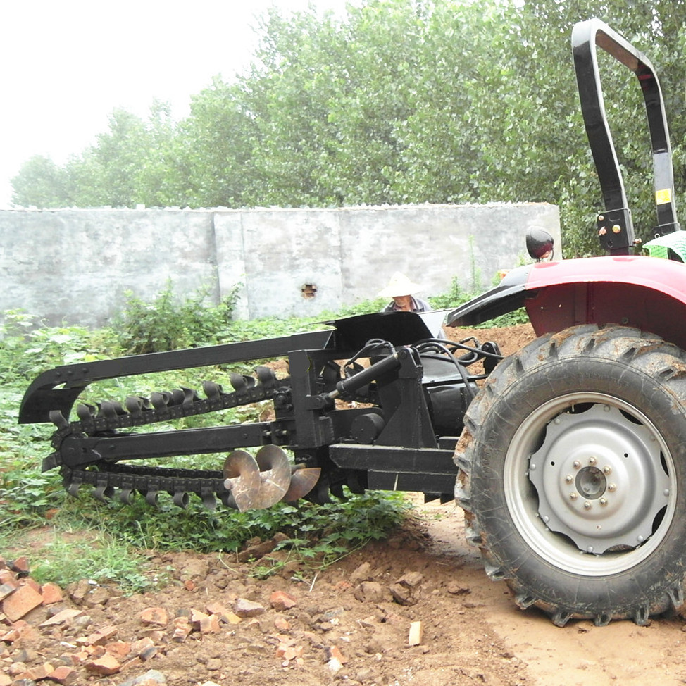 High quality Crawler Diesel engine 30-120hp 50-500m/h rock saw chainsaw trencher