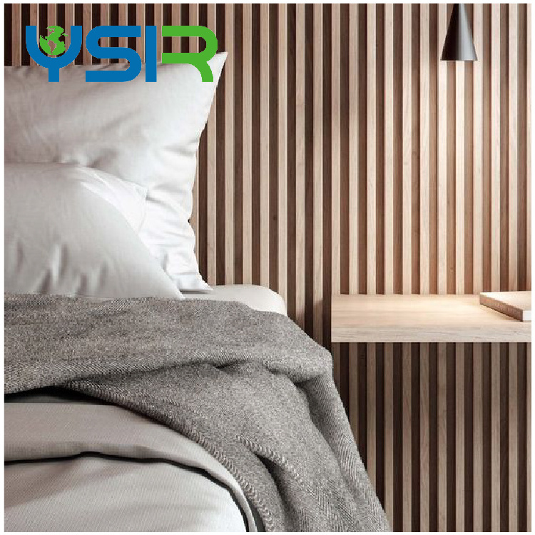 wpc wood Interior decoration fluted wall panels  decorative wood alternative wpc wall panel