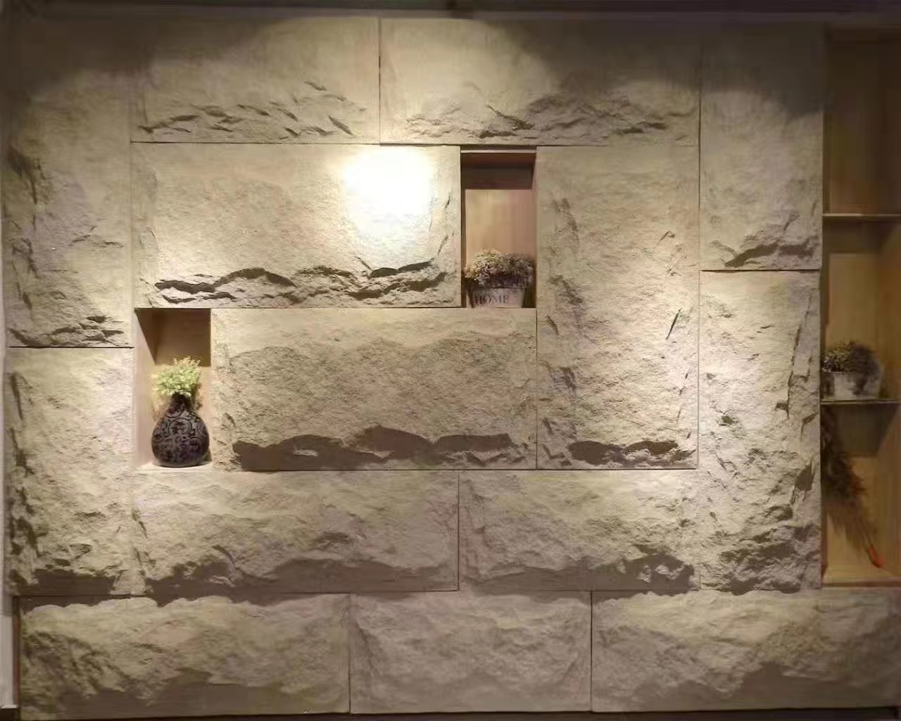 Lightweight Pu Stone Panel Wall Faux Polyurethane Stone Panel 3d Wall Panel Board