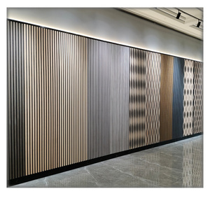 wooden polyester fiber acoustic panel for studio  soundproof for home theater 3d acoustic wood sla wall panel soundproof