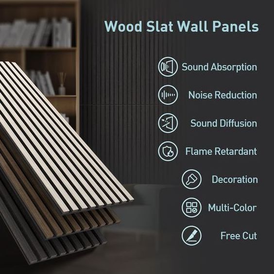 For Building Decoration Oak Wooden Slat Panel Acoustic Panel  Akupanel 3d acoustic wall panel soundproof