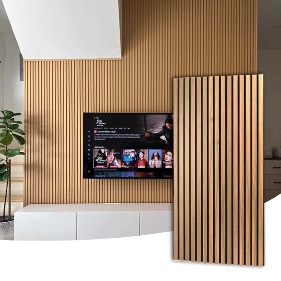 soundproof wall panels interior decoration wooden slat acoustic panels akupanel