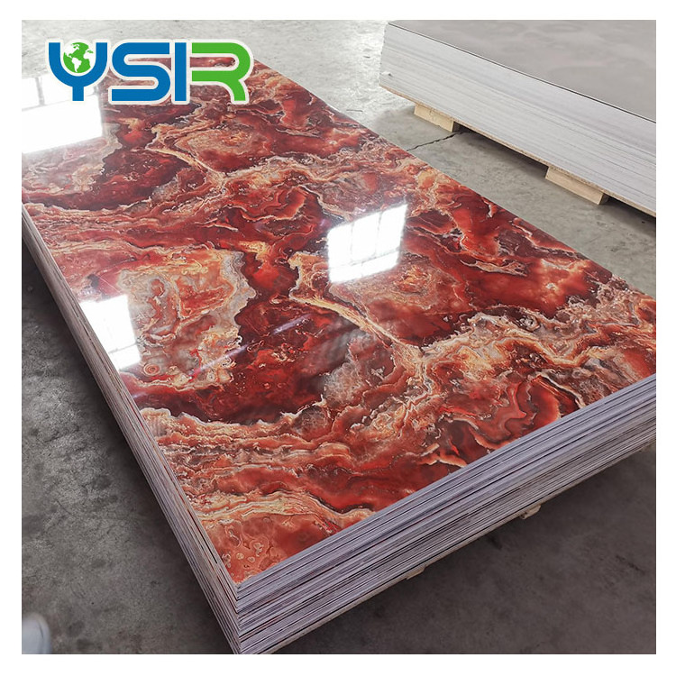 Low Price Marble Pvc Sheet/pvc Foam Board For Interior Decoration  pvc black marble wall panel