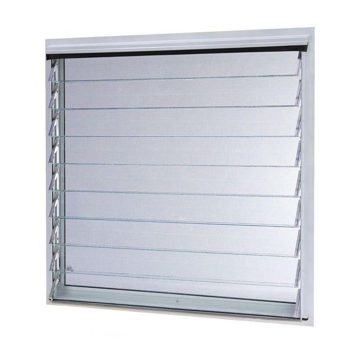 Interior waterproof tempered glass aluminum metal frame inside shutters windows  louver windows with accessories