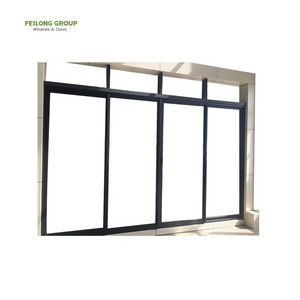 aluminum frame up down brown color sliding glass reception window philippines price and design