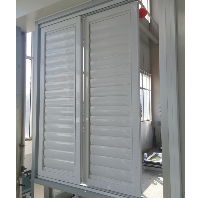 Most Popular australian standard aluminum glass louvre windows interior waterproof shutters window for commercial