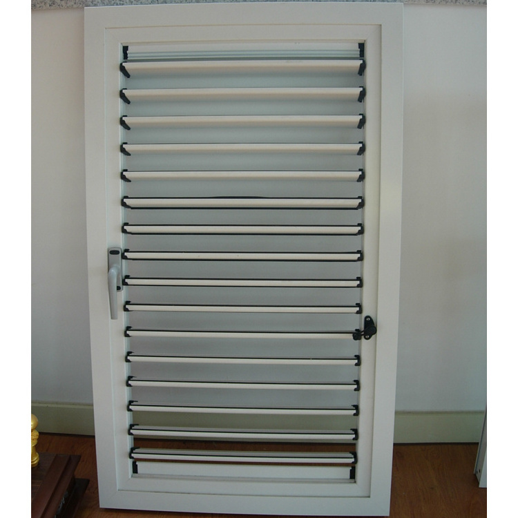 Most Popular australian standard aluminum glass louvre windows interior waterproof shutters window for commercial