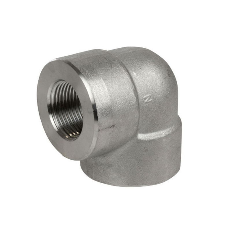 forged steel ASTM A105 ANSI B16.11 3000 6000 9000 SW NPT female threaded 90 45 degree ELBOW