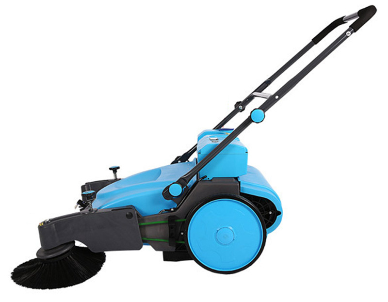 Sweeper-950S Mini Walk Behind Hand Push Workshop Street Floor Vacuum Brush Sweeper