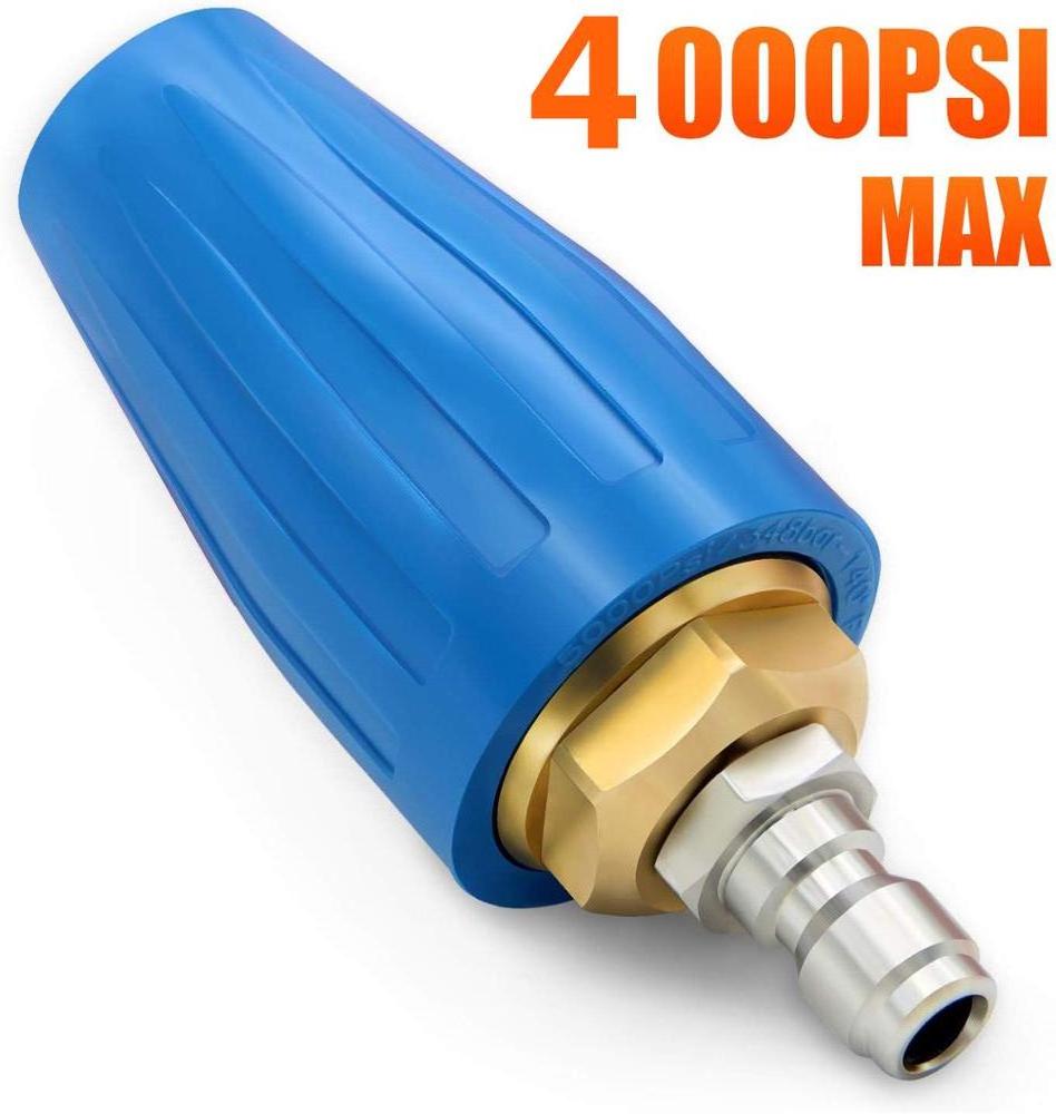 Pressure Washer Cleaner 4000PSI Spray Mist Drain Turbo Nozzle 4.0GPM Replacement For Sprayer