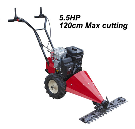 SW-02-7.0 Grass Lawn Mower 7HP Gasoline Sickle Bar Mower Scythe Mower 80CM cutting blade