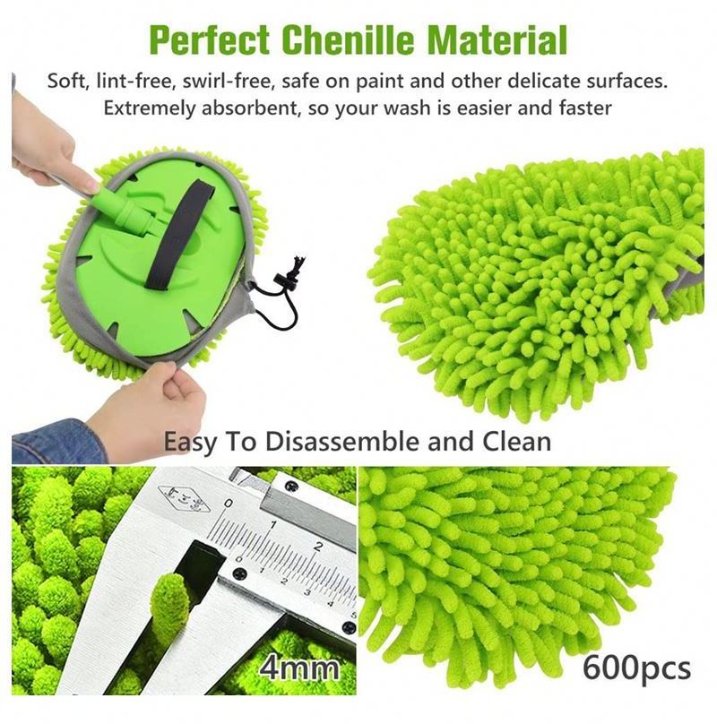 Car Wash Chenille Microfiber Brush Mop Car Cleaning Kit