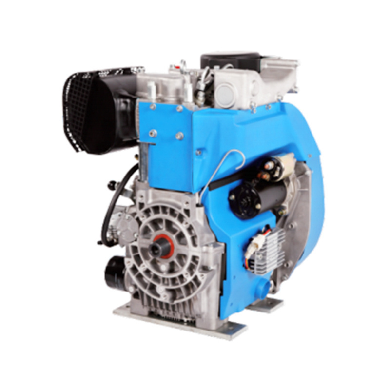 JJ292F 2 Double Cylinder Small Diesel Engine with Air-cooling Machinery Engines