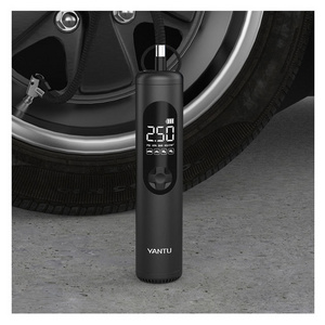 YANTU A23 2023 Wireless Electric Portable Car Air Compressor Pump Aluminum Digital Automobile Tire Inflator For Pickup Truck