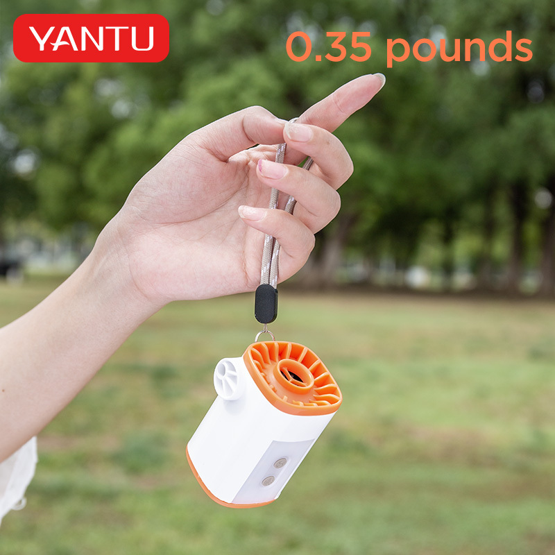 YANTU AM25 12V High Pressure Rechargeable Mini Air Tire Inflators For Car/Camp Light/Inflatable Bed