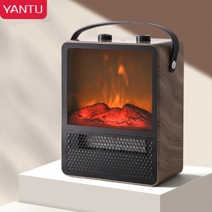 YANTU electric fireplaces 3D decor flame free standing portable indoor outdoor table modern decoration heaters Christmas BLM0