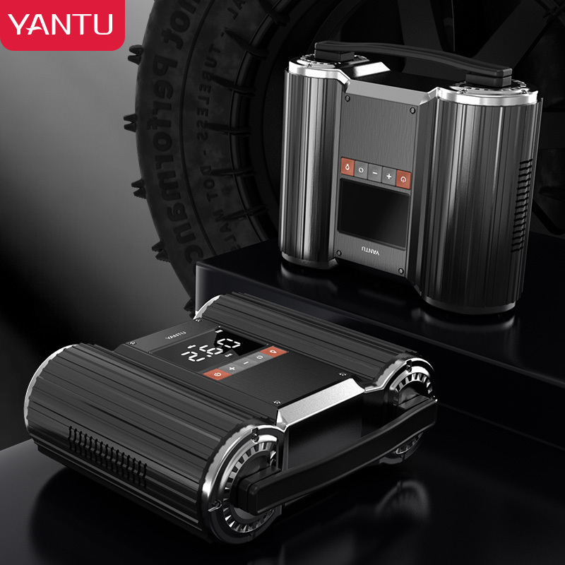 YANTU E2 2023 new metal double 30 cylinder heavy duty car tire inflators pump electric air compressor portable tyre inflator