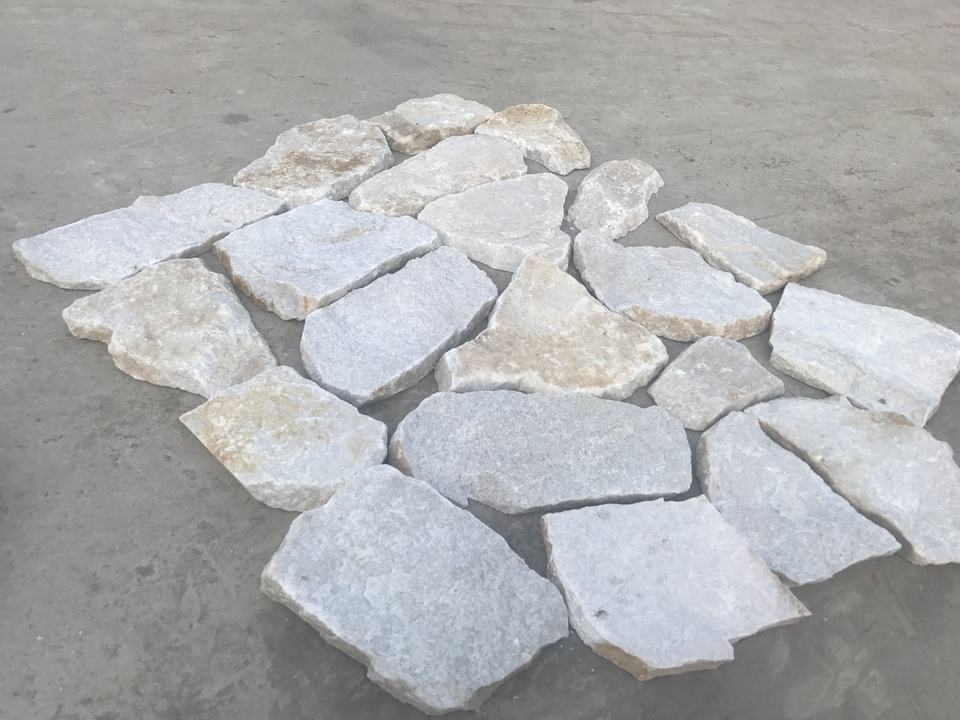 factory Buff Quartzite Dry Stack Stone Veneer Natural Culture Exterior Stone Wall Cladding