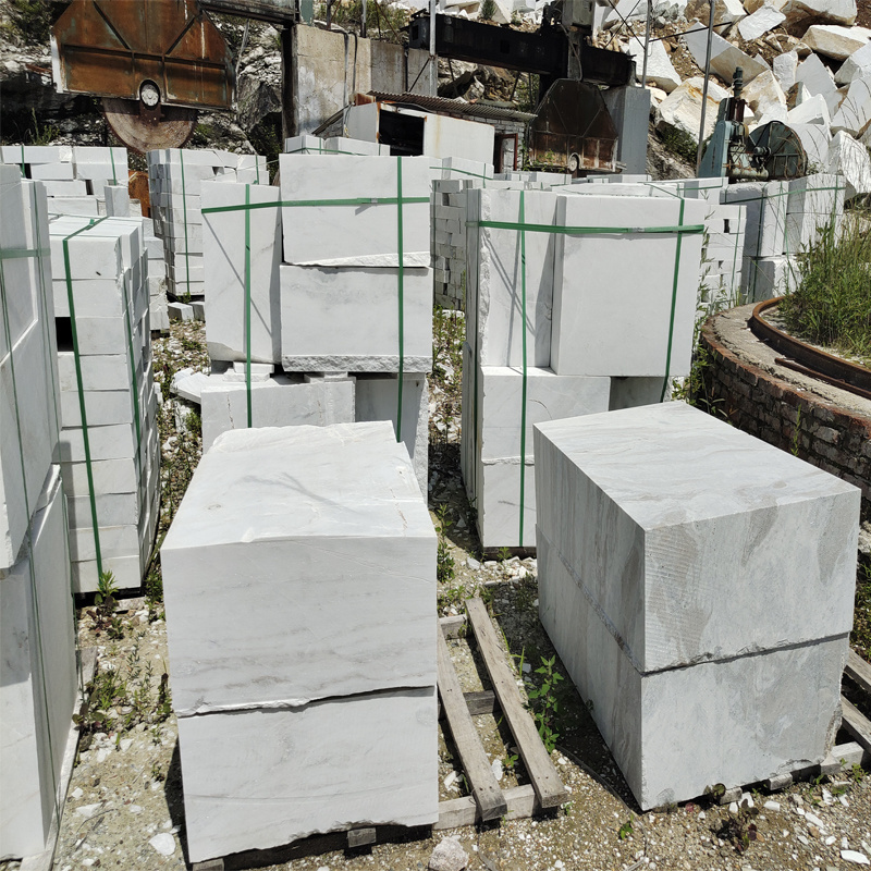 Best Selling Durable Using Rough Marble Block Grey Marble Block Own Quarry Natural Stone Blocks