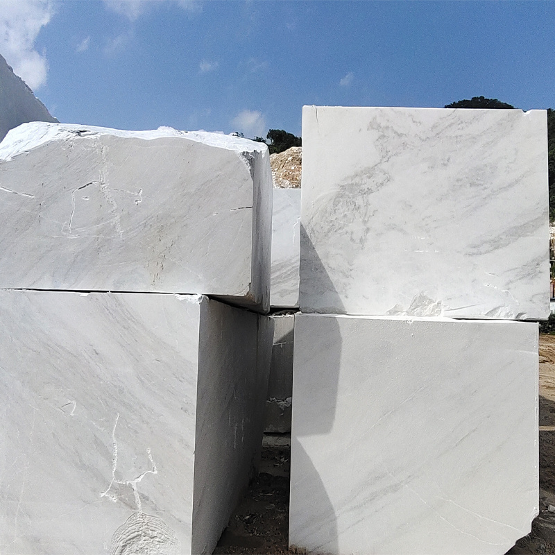 Best Selling Durable Using Rough Marble Block Grey Marble Block Own Quarry Natural Stone Blocks