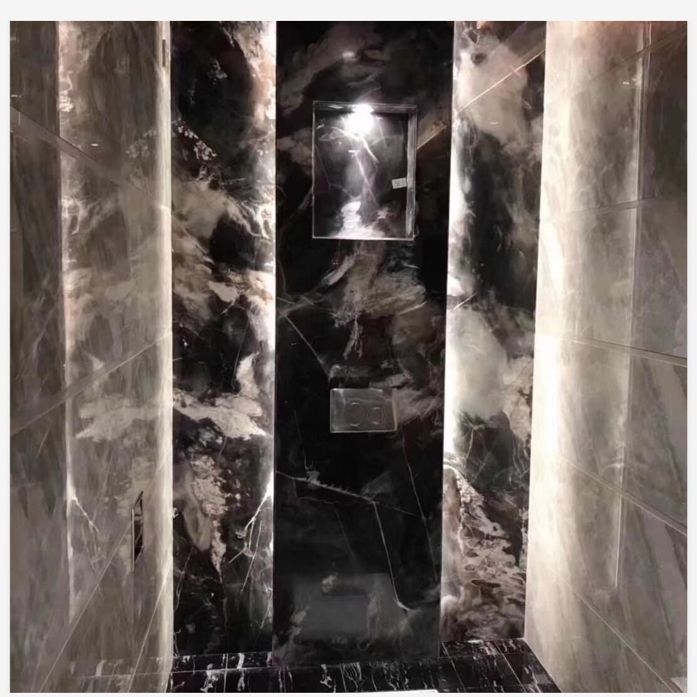 Phantom Black Marble with Gold White Veins Slabs Tiles Polished Surface,Cheap Marble slabs xiamen,Natural Stone Black Marble