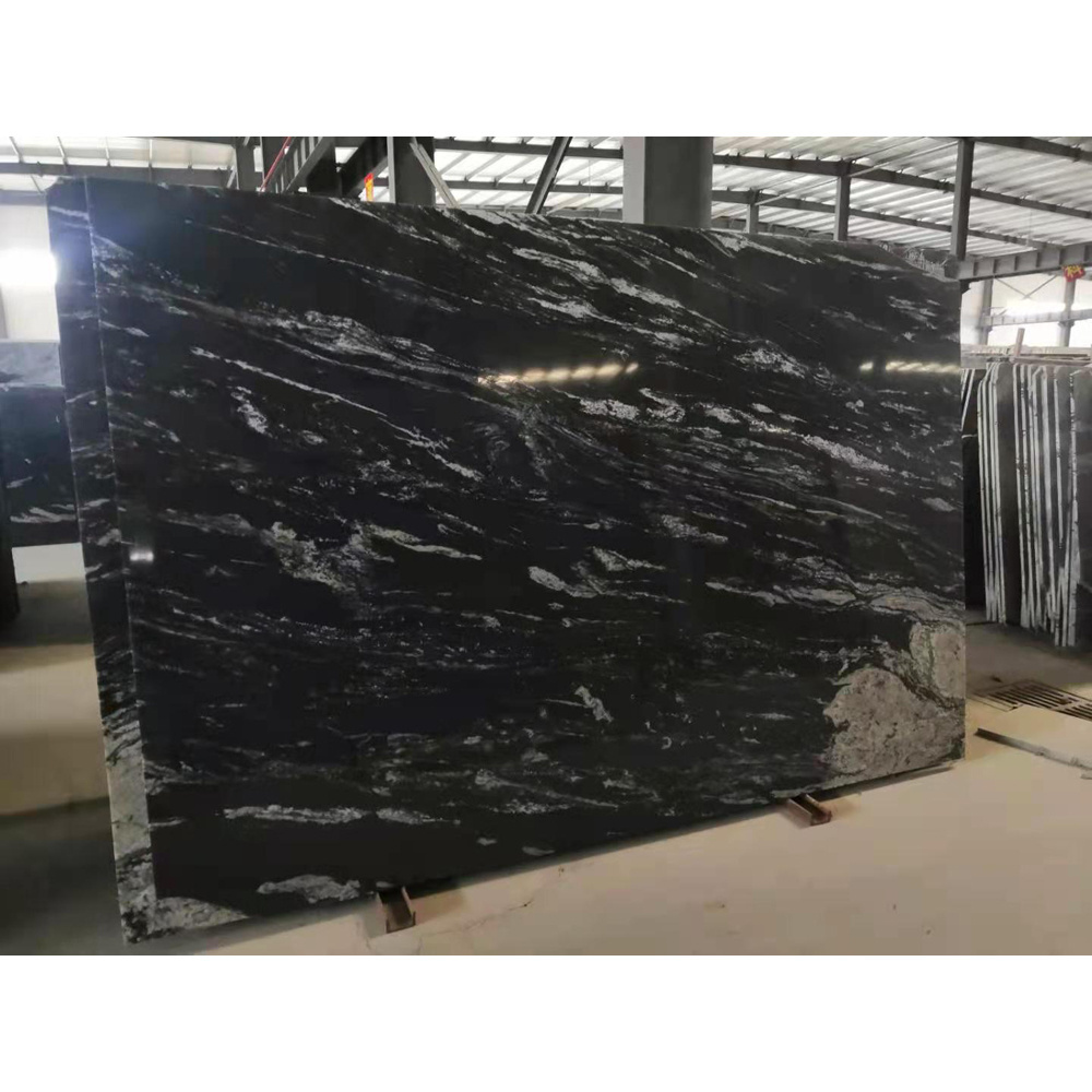 Titanium Granite cosmic black granite for vanity top kitchen top or background