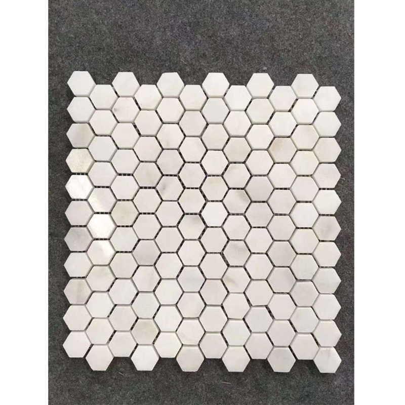 white and gold hexagon home decorative waterproof Stick and Go Wall Tile Backsplash Peel and Stick Mosaics