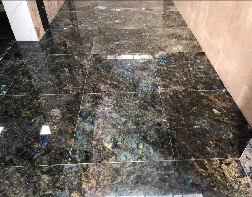 natural Granite Flooring Tiles Lemurian Labradorite Blue Granite for Wall Panel and Floor Tiles