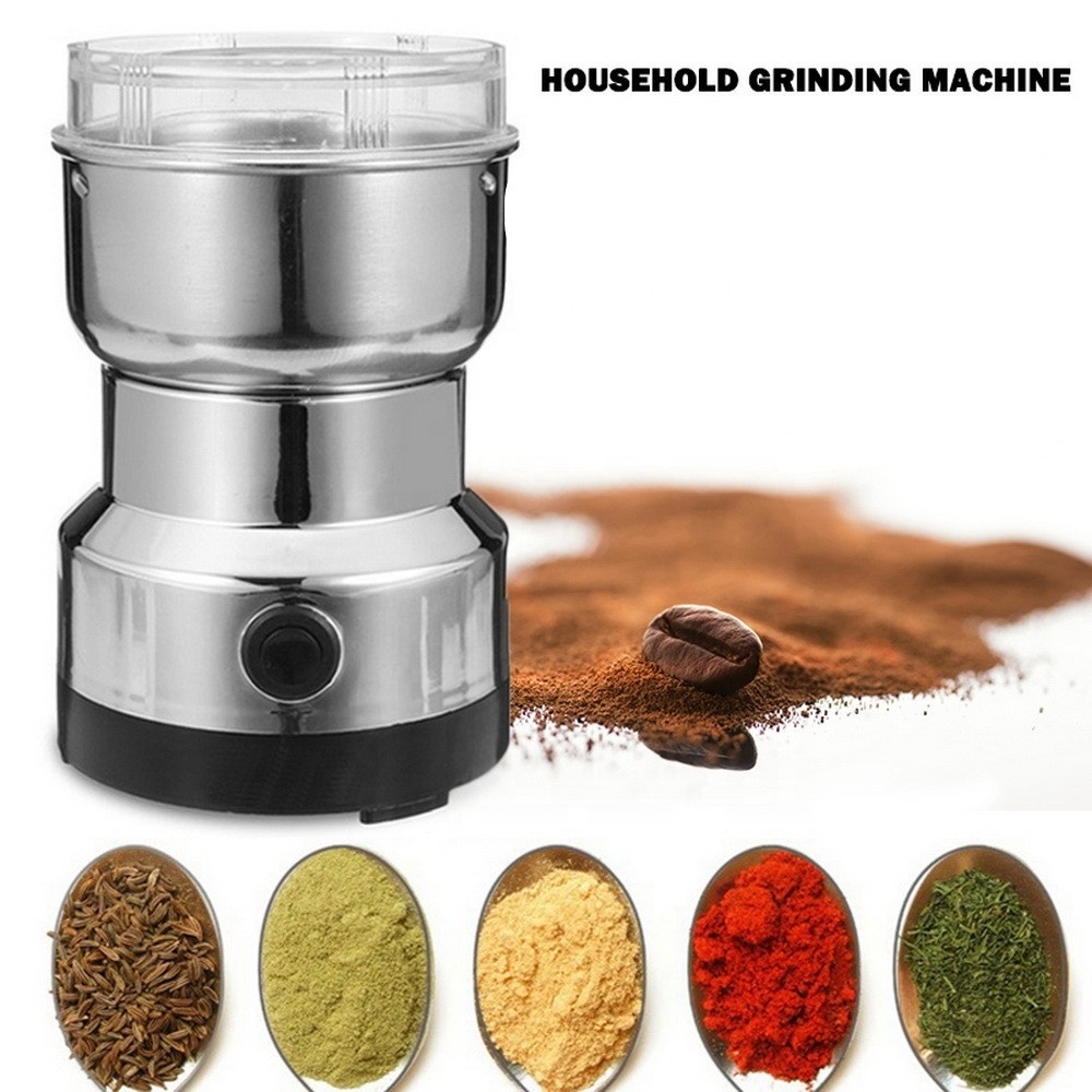 Household Grinder Multifunctional Powder Machine Stainless Steel Coffee Electric Grinder Pulverizer Gift