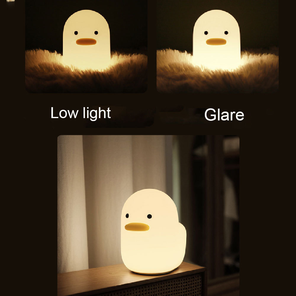 Dumb Duck Sleep Lamp Bedroom Bedside Get Up At Night Baby Regularly Pat Duck With Sleep Lamp