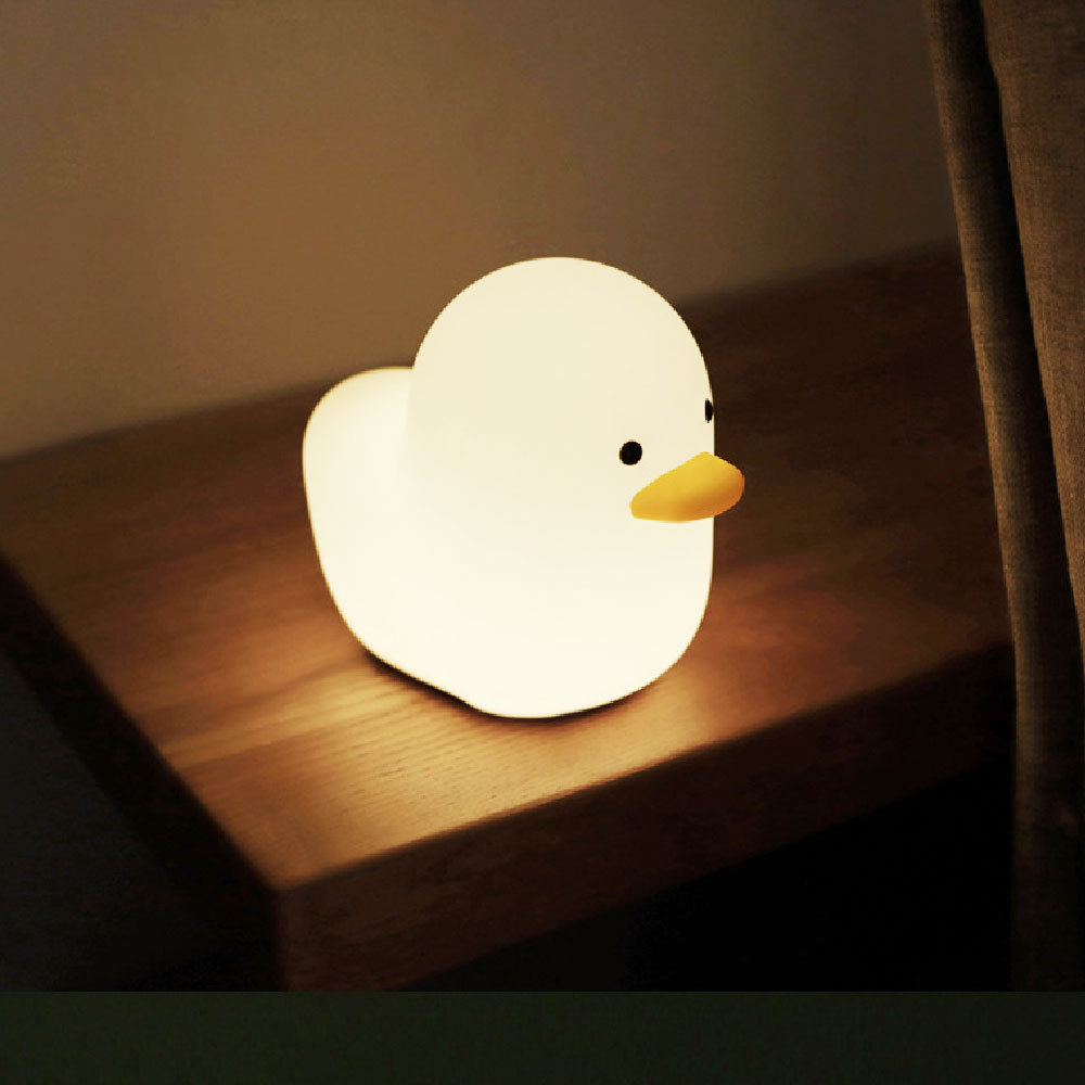 Dumb Duck Sleep Lamp Bedroom Bedside Get Up At Night Baby Regularly Pat Duck With Sleep Lamp