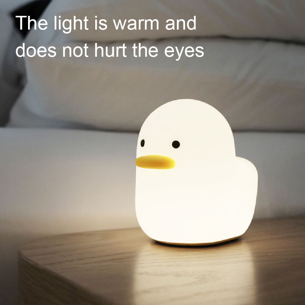 Dumb Duck Sleep Lamp Bedroom Bedside Get Up At Night Baby Regularly Pat Duck With Sleep Lamp