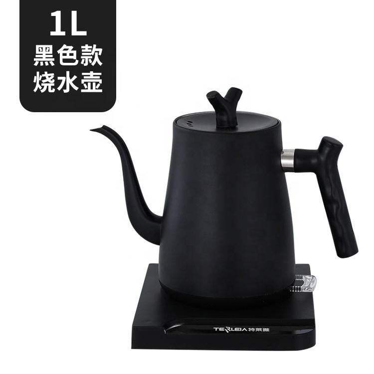 Electric Kettle Temperature Control Heating Stainless Steel Gooseneck Teapot Home Hotel Office Tea Kettle Home Appliance Gift