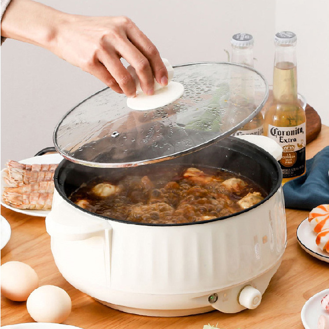 Electric Cooker All-In-One Household Electric Frying Pan Mini Electric Cooking Pot