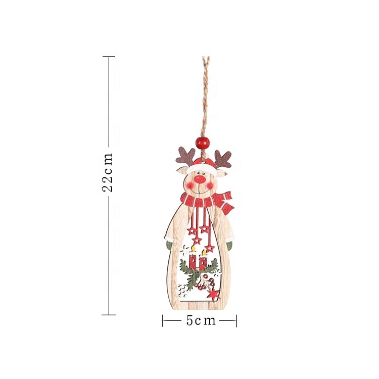 Christmas House Decoration Merry Christmas Tree Wooden Hanging Decoration Supplies Festival Party Home New Year Decoration