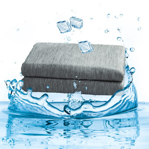 New Arrival Ice Cool Mica Nylon Throw Blanket Summer Reversible Cooling Blankets For Sleeping