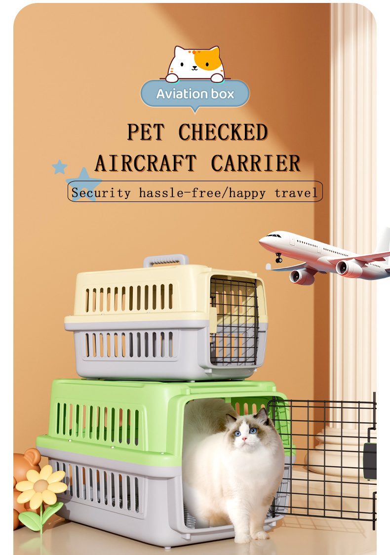 Wholesale Breathable Hard Case Travel Cat Carrier With Litter Box Used Cat Carriers For Sale pet carrier for dogs