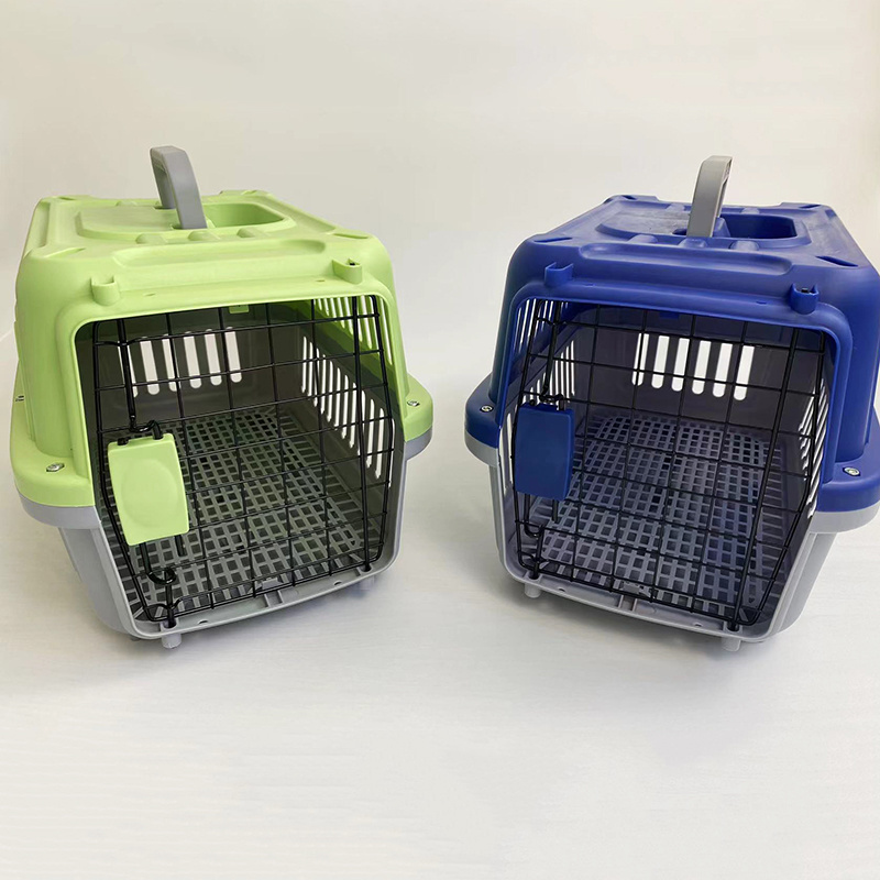 Iata pp Plastic Airline Shipping Approved CAT Transport Box  Pet Cages Bag Carrier And Travel cat Crates Kennel